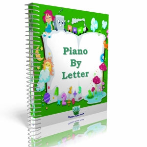 Piano By Letter Printed Book